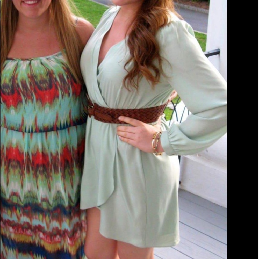 Red Dress Boutique Mint Long Sleeve Dress